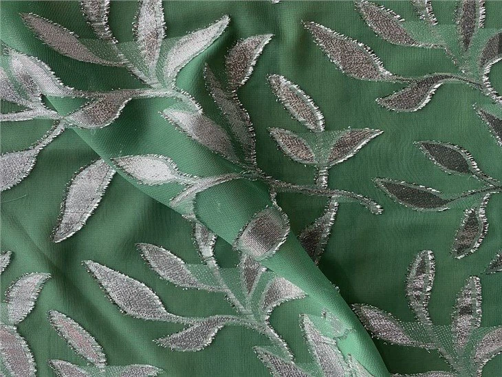 jacquard chiffon fabric 3(001)